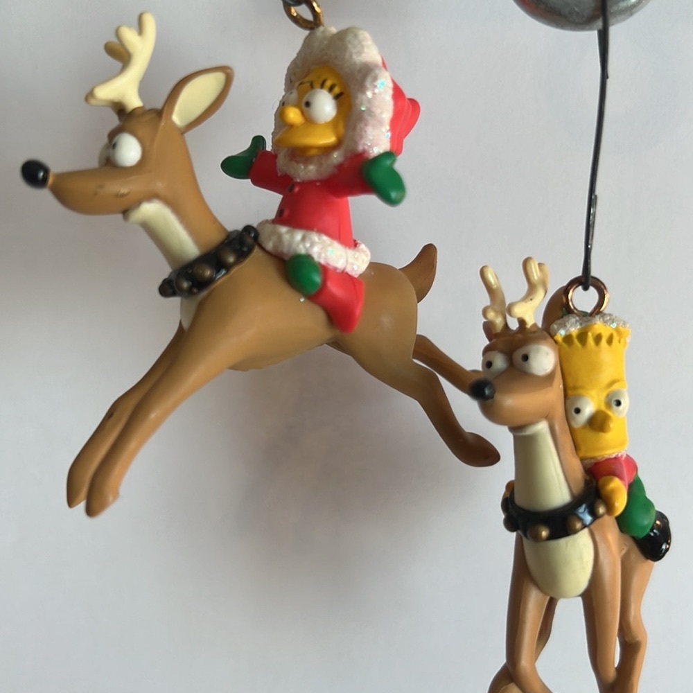 Simpsons Ornament Trio